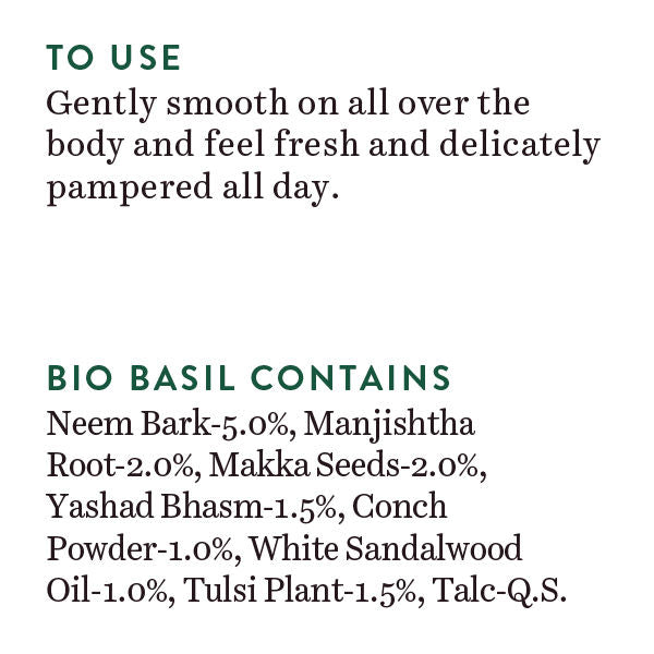 Biotique Bio Basil & Sandalwood Refreshing Body Powder