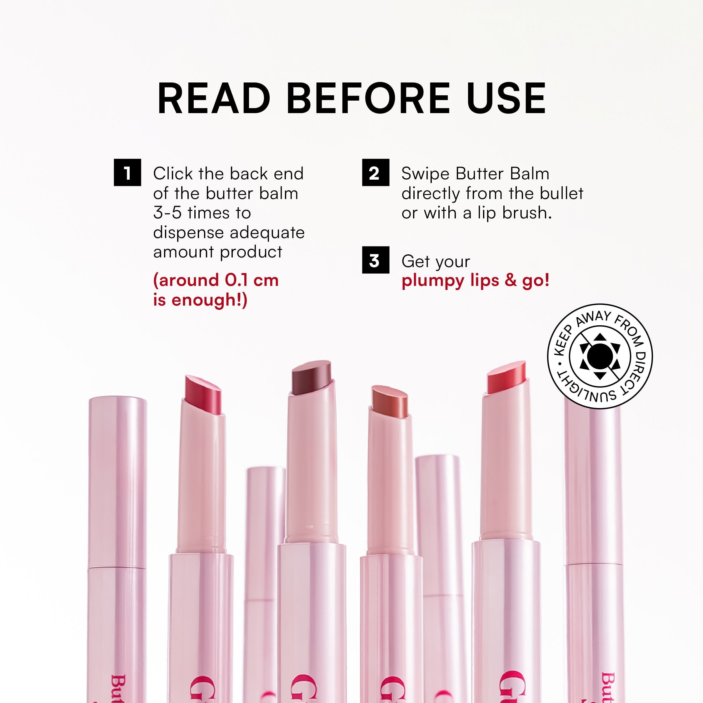 Gush Beauty Hybrid Gloss Butter Balm High Shine & Hydrating