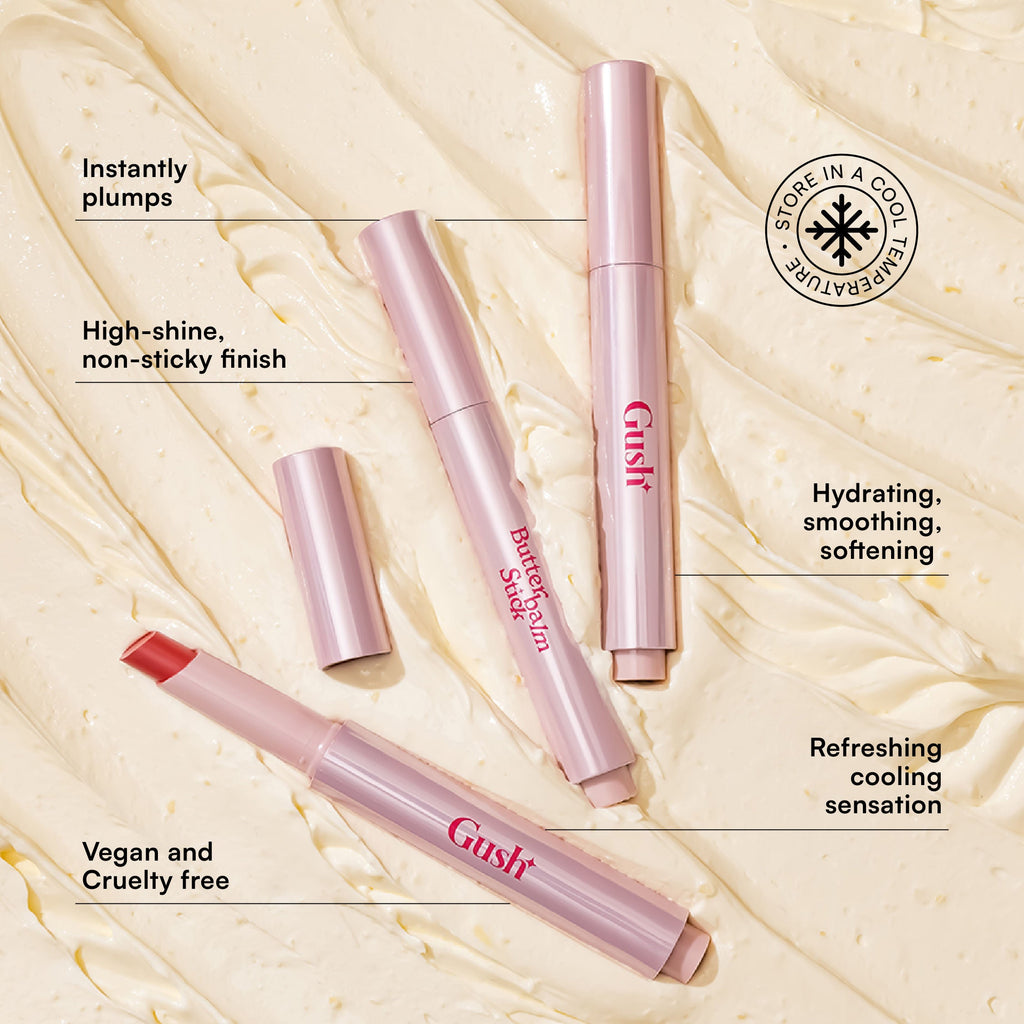 Gush Beauty Hybrid Gloss Butter Balm High Shine & Hydrating