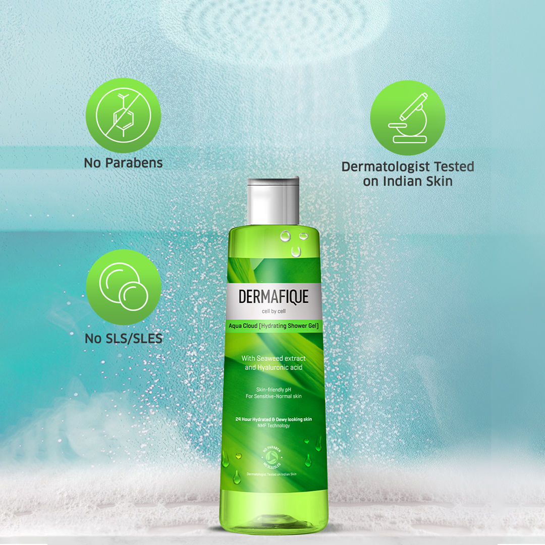 Dermafique Aqua Cloud Hydrating Shower Gel