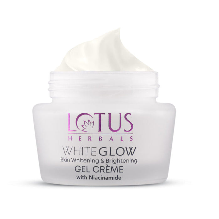 Lotus Herbals WhiteGlow Skin Whitening & Brightening Gel Cream|With Niacinamide|All Skin Types