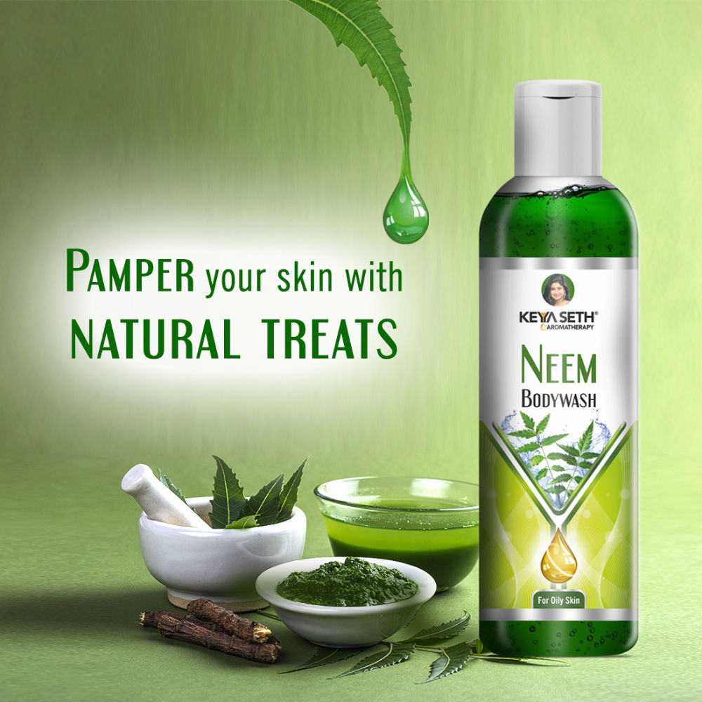 Keya Seth Aromatherapy Neem Bodywash Gel for Oily Skin
