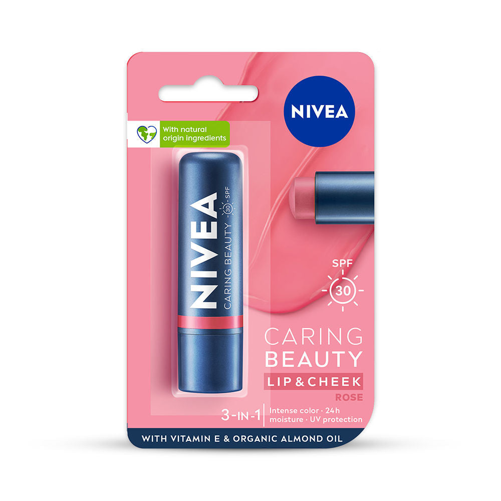 Nivea Lip Caring Beauty Red Lip Balm With SPF 30