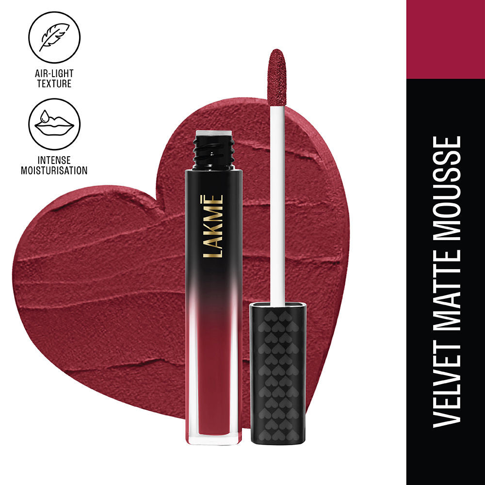 Lakme Xtraordin-Airy Velvet Matte Lip Mousse