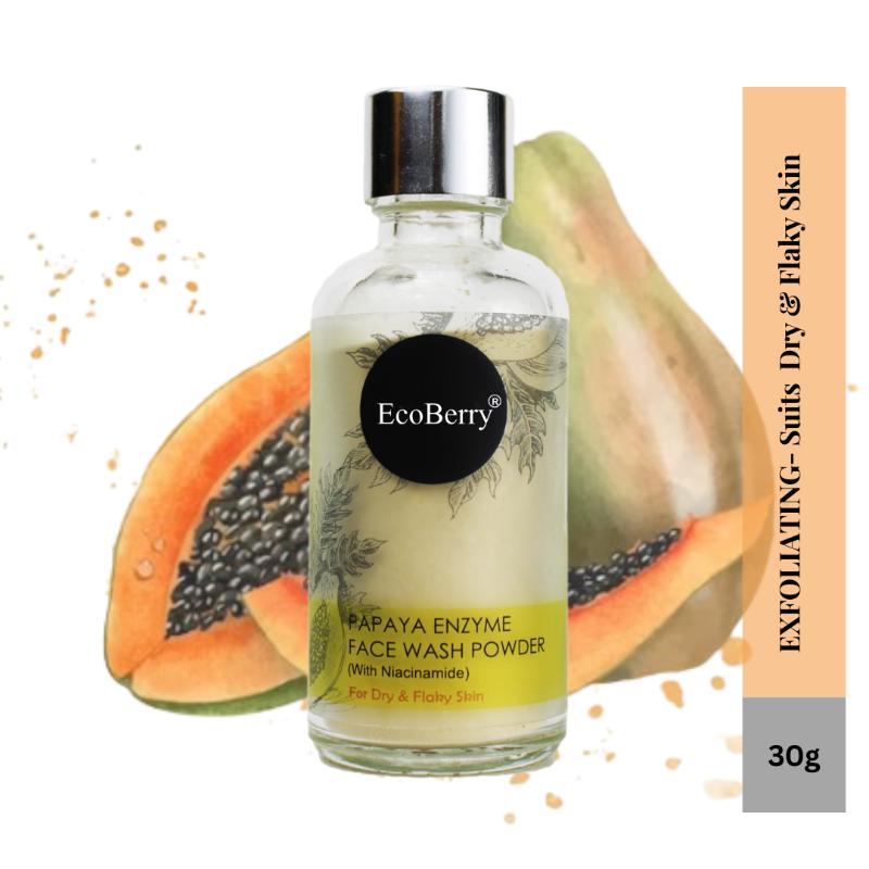 Ecoberry Papaya Enzyme Face Wash Powder