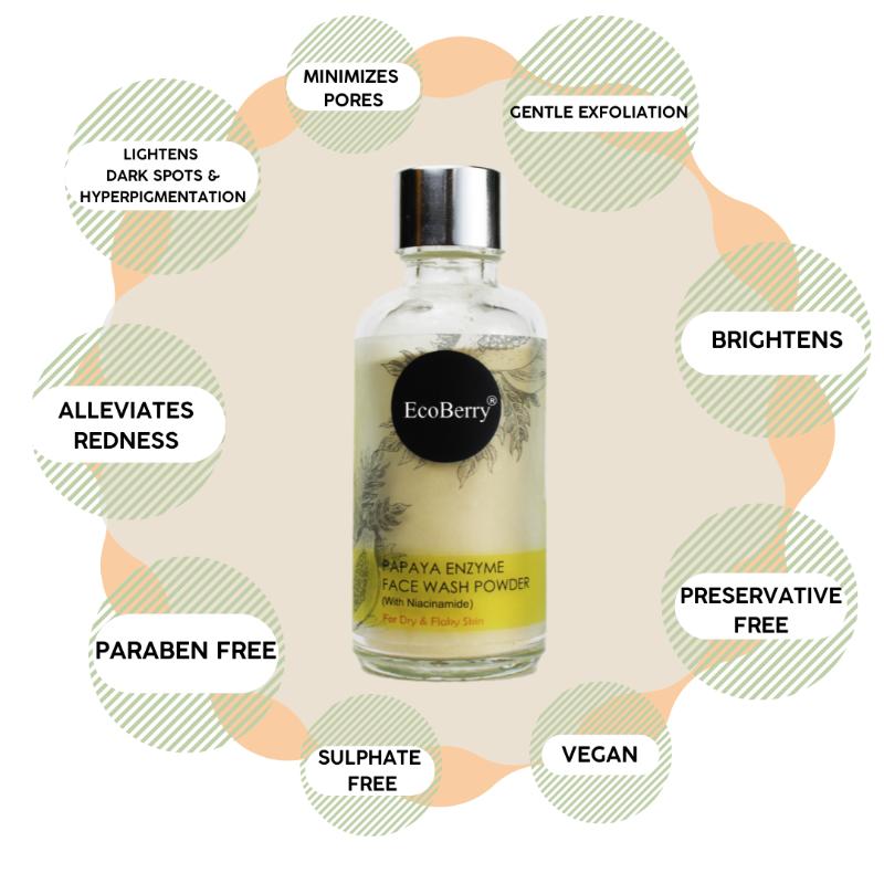 Ecoberry Papaya Enzyme Face Wash Powder
