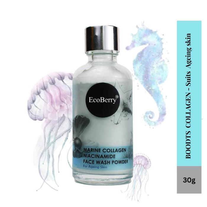 Ecoberry Marine Collagen Face Wash Powder