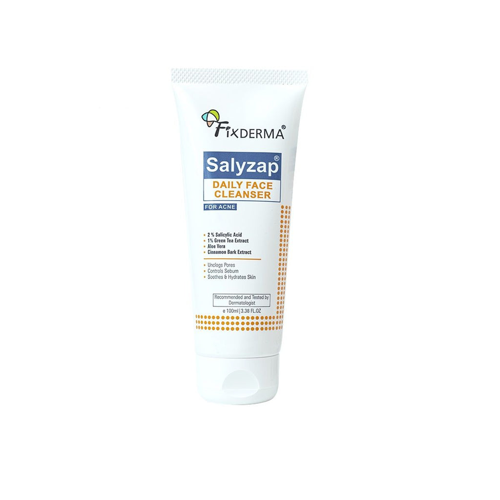 Fixderma Salyzap 2% Salicylic Acid Face Wash for Oily Skin, Sulphate Free