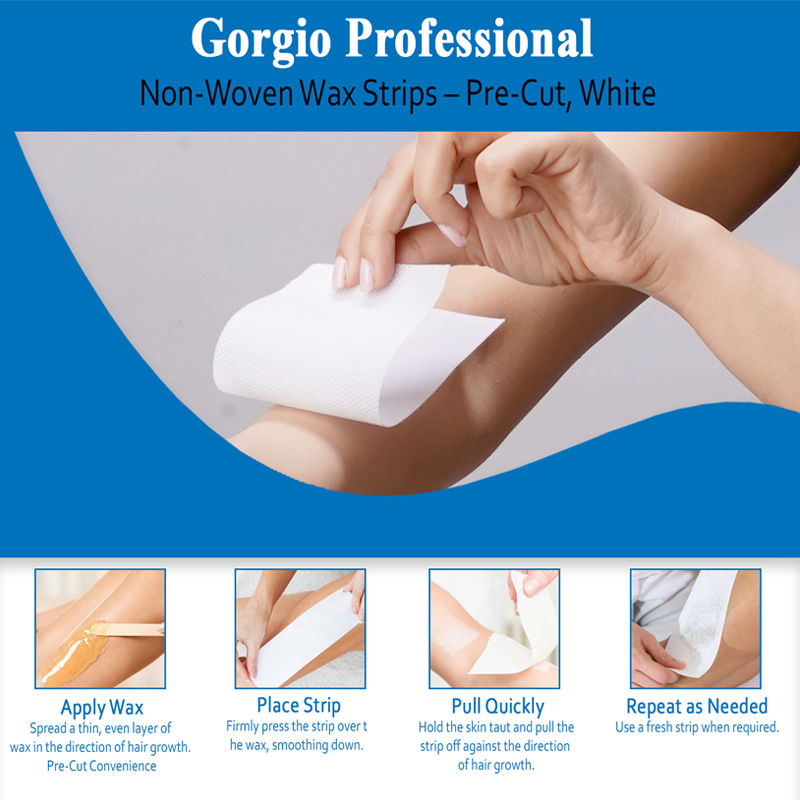 Gorgio Professional Hair Removing Wax Strip - 100 nos GWS82