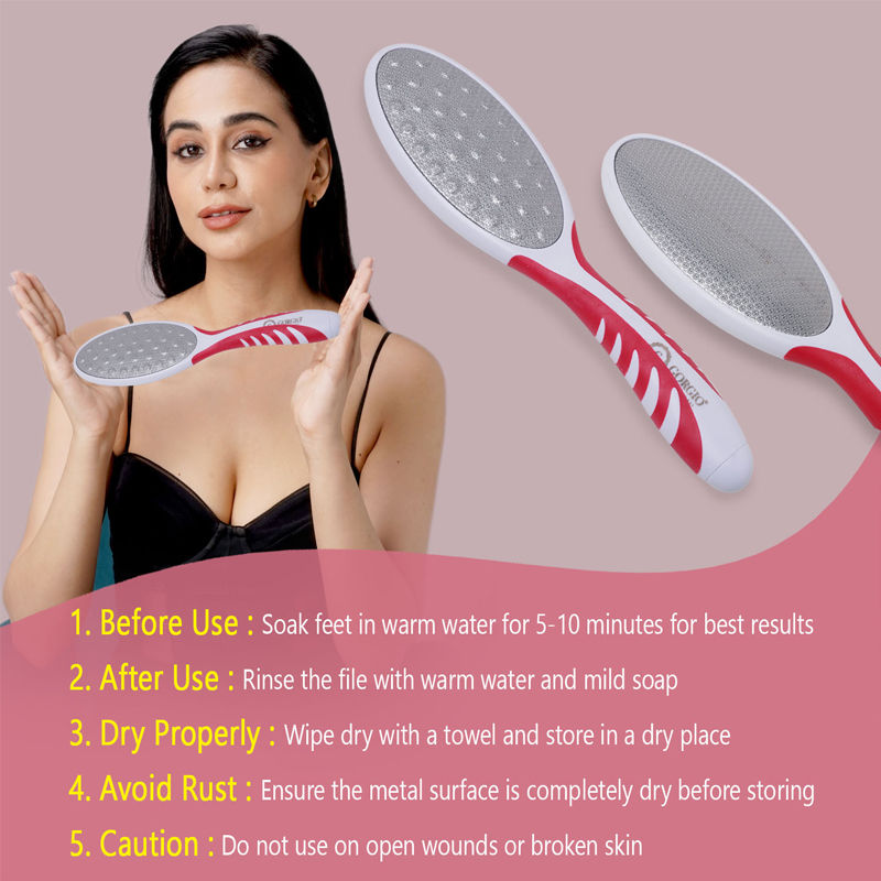 Gorgio Professional Foot Filer GPFF1010 Colour/Shape May Vary