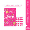 Gush Beauty Dart It Hydrocolloid Pimple Patches For Healing Acne Zits And Blemishes - Pink Heart
