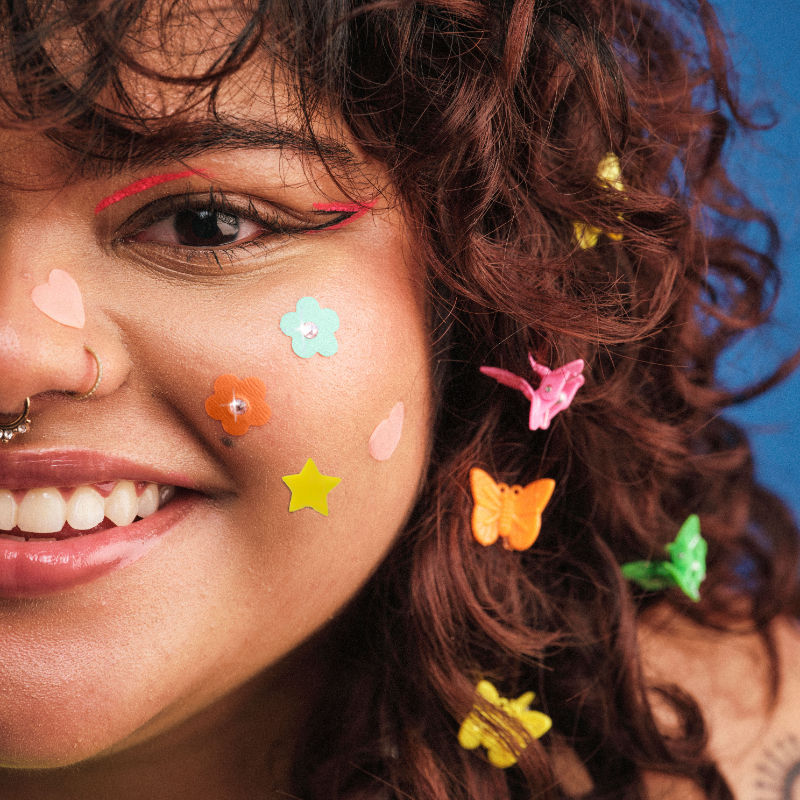 Gush Beauty Dart It Pimple Patches Work in 6-8 Hrs For Acne, Zits And Blemishes - Petal Powder