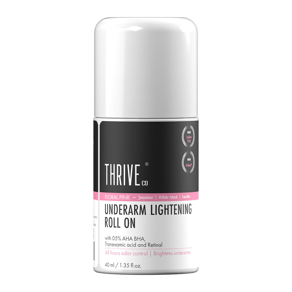 ThriveCo Floral Pink Underarm Brightening Roll-On