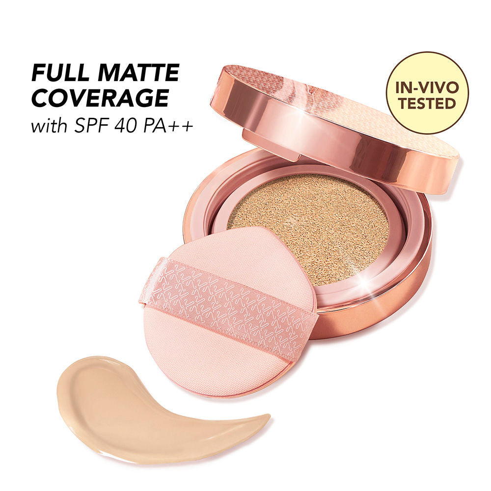 Kay Beauty Full Coverage Cloud Cushion Foundation with in-vivo tested SPF 40 PA ++