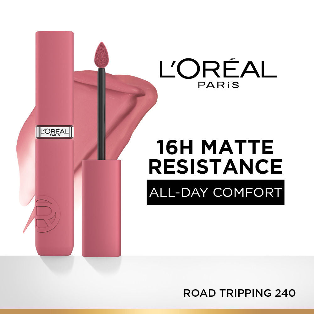 LOreal Paris Infallible Matte Resistance Lipstick, Transfer Resistant Formula - Lazy Sunday 150