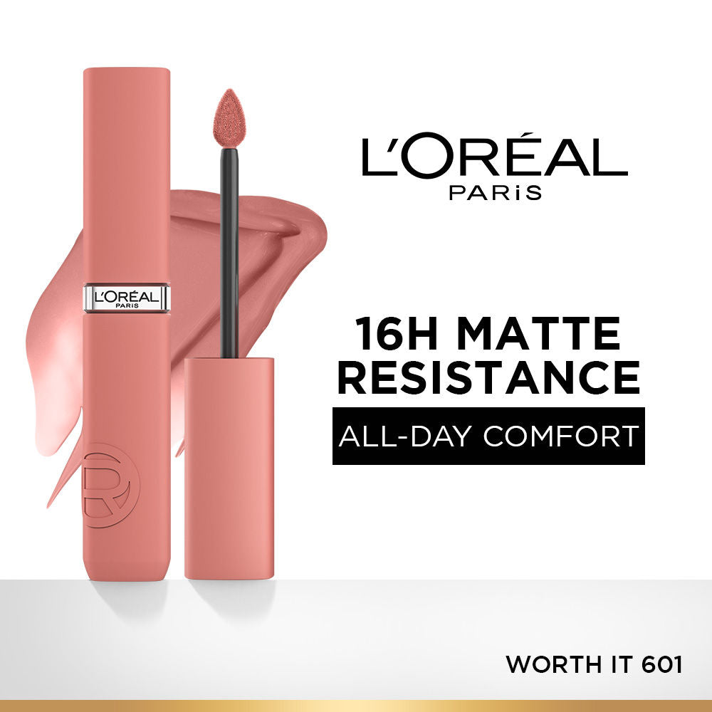 LOreal Paris Infallible Matte Resistance Lipstick, Transfer Resistant Formula - Lazy Sunday 150