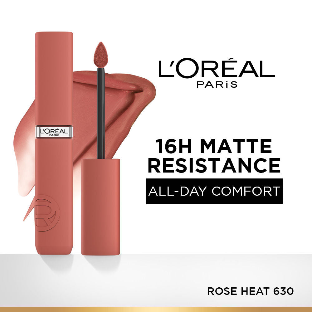 LOreal Paris Infallible Matte Resistance Lipstick, Transfer Resistant Formula - Lazy Sunday 150