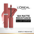 LOreal Paris Infallible Matte Resistance Lipstick, Transfer Resistant Formula - Lazy Sunday 150