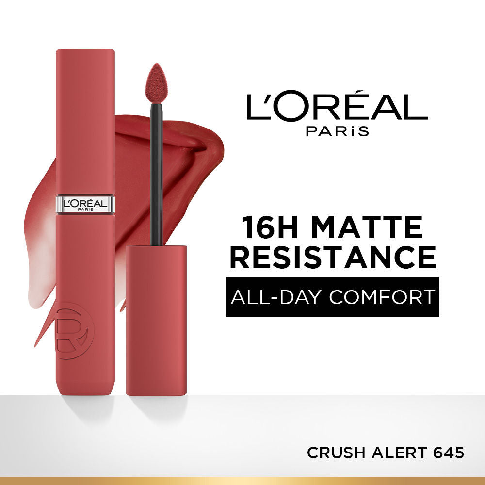 LOreal Paris Infallible Matte Resistance Lipstick, Transfer Resistant Formula - Lazy Sunday 150