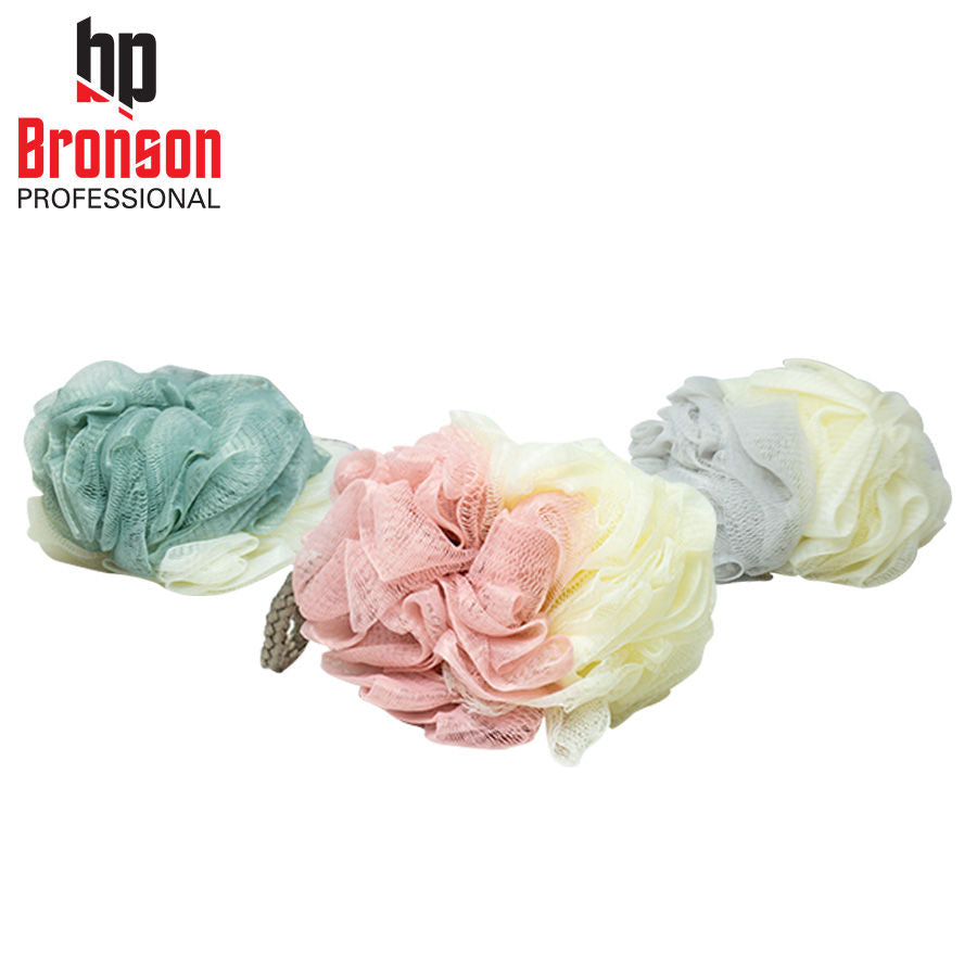 Bronson Professional Premium Bath Sponge Loofah Big Round For Body Scrubbing (Color May Vary)