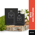 RIYA Chevalier Noir for Men EDP Spray Green, Musk, Mossy Dark Power Fragrance Long Lasting Perfume