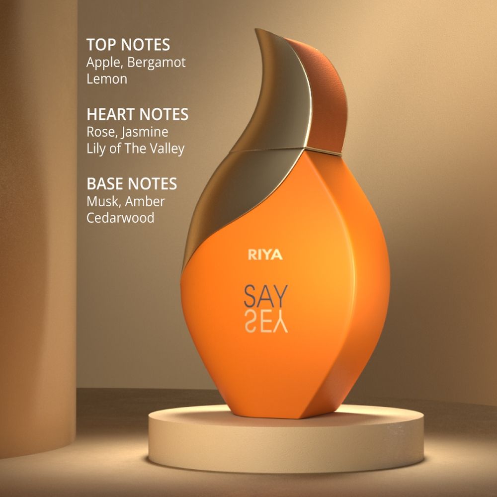 RIYA Say Yes EDP Spray Fine Fragrance, Bergamot, Lily of the Valley Perfume for Women and Men