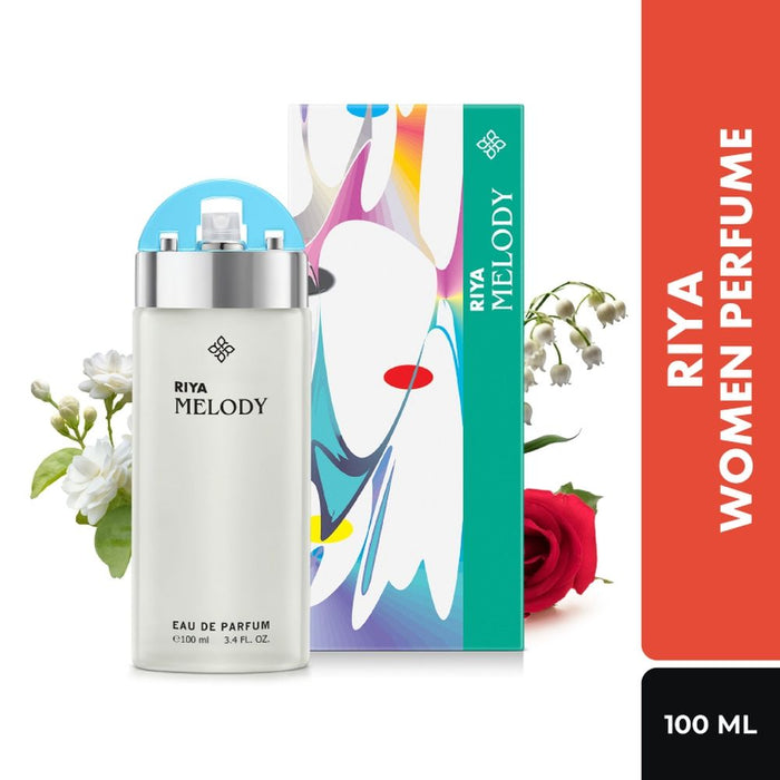 RIYA Melody Green Apparel Liquid Fresh Perfume EDP for Women Long Lasting Fresh Fragrance