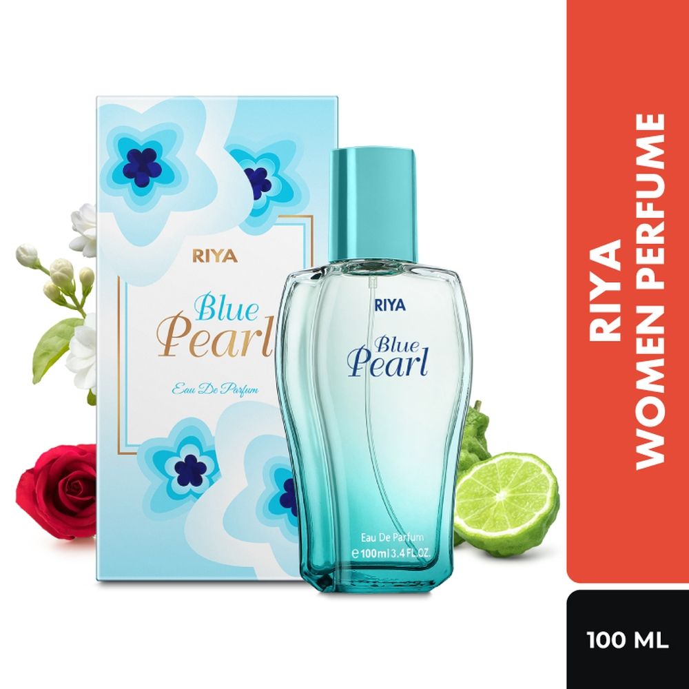 RIYA Blue Pearl Perfume for Women EDP With Long Lasting Fragrance Citrus Jasmine Scent