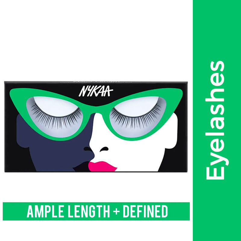 Nykaa Lash Talk Lightweight, Long & Volumizing Natural False Eyelash - Turn Up The Drama (1pcs)