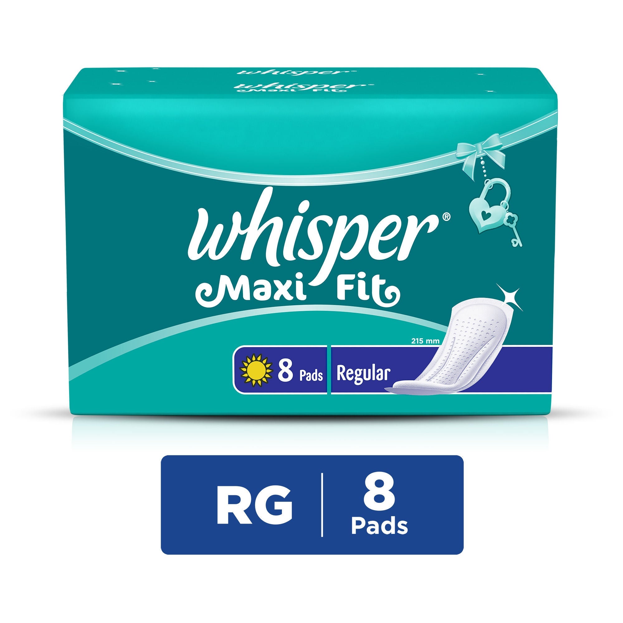 Whisper Maxi Fit Regular 8s Sanitary Pads for Women