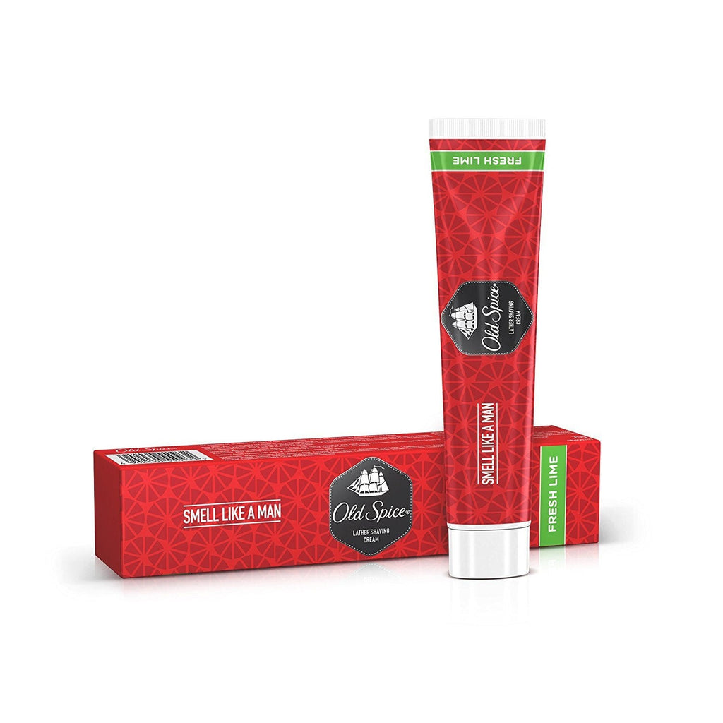 Old Spice Lather Shaving Cream - Fresh Lime