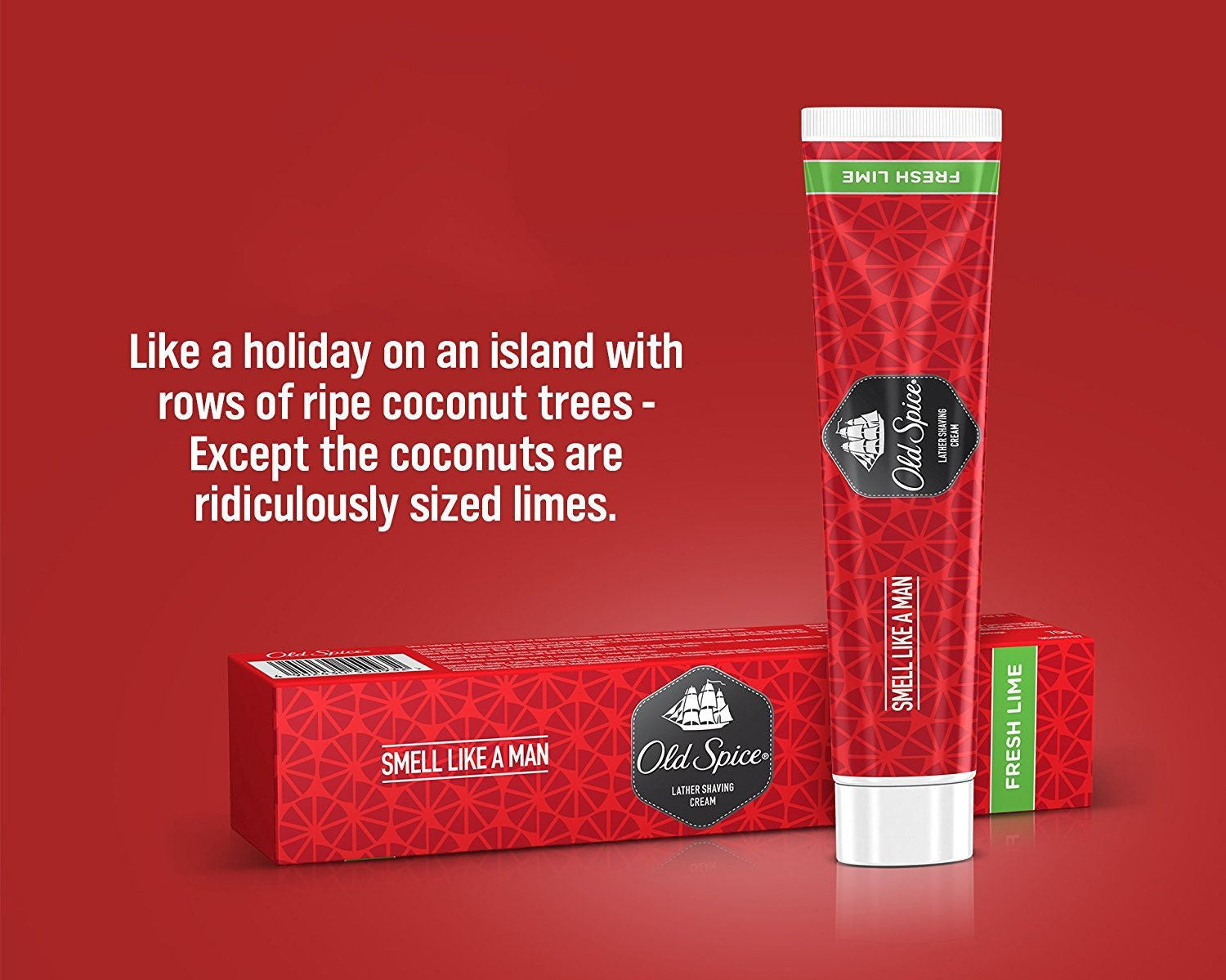 Old Spice Lather Shaving Cream - Fresh Lime