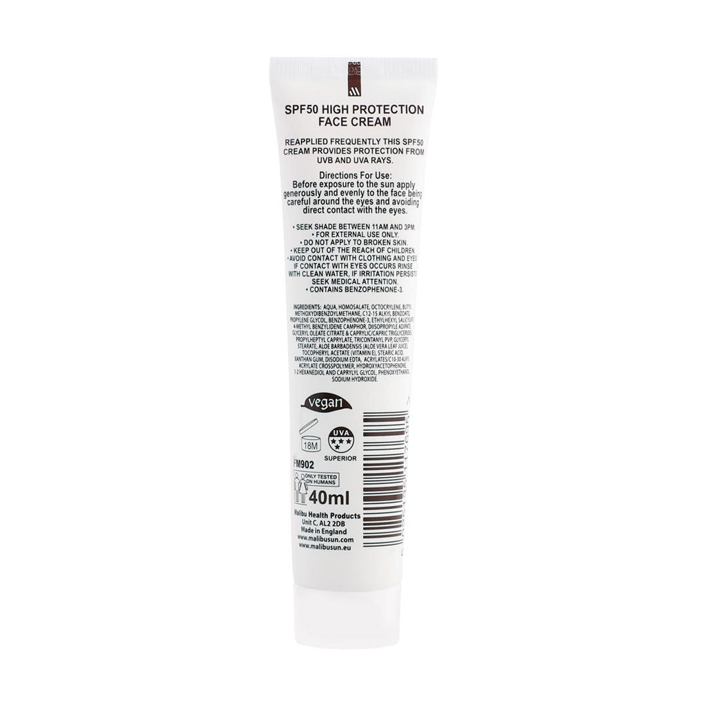 Malibu All Day Face Cream SPF 50