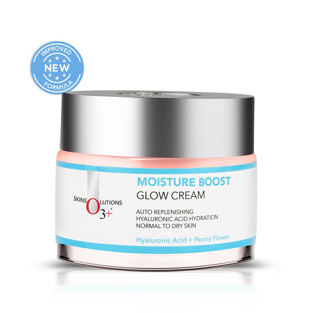 O3+ Moisture Boost Glow Gel Cream With Hydrating Hyaluronic Acid & Tri-Peptide For Dull Skin