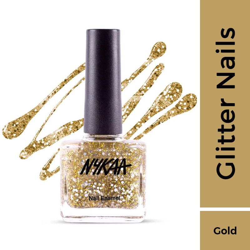 Nykaa Cosmetics Star Studded Glitter Coat Nail Enamel