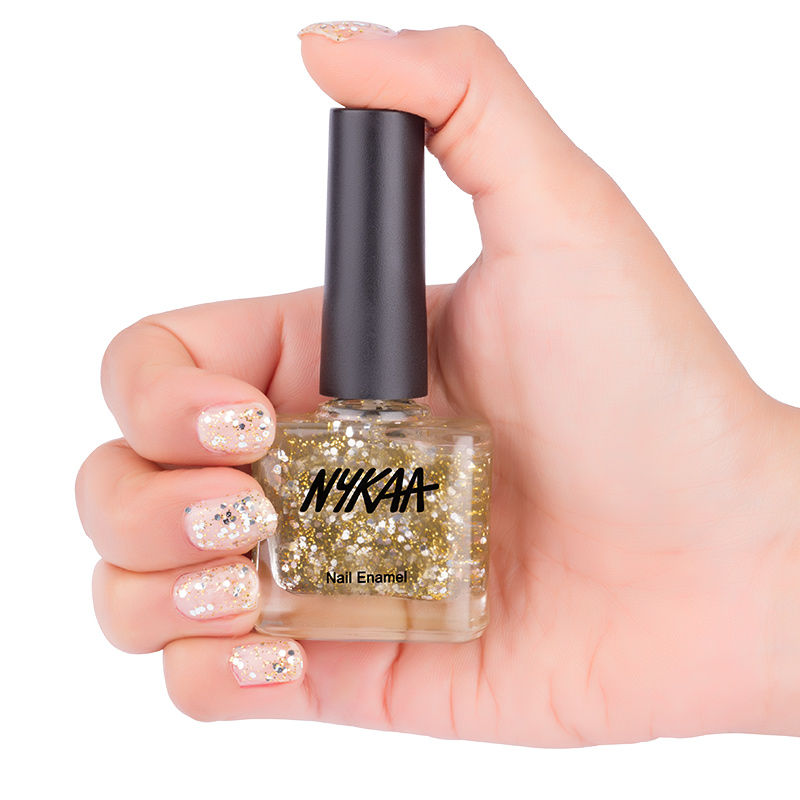Nykaa Cosmetics Star Studded Glitter Coat Nail Enamel