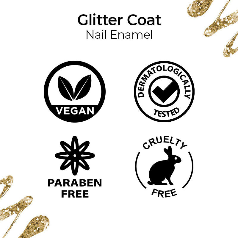 Nykaa Cosmetics Star Studded Glitter Coat Nail Enamel