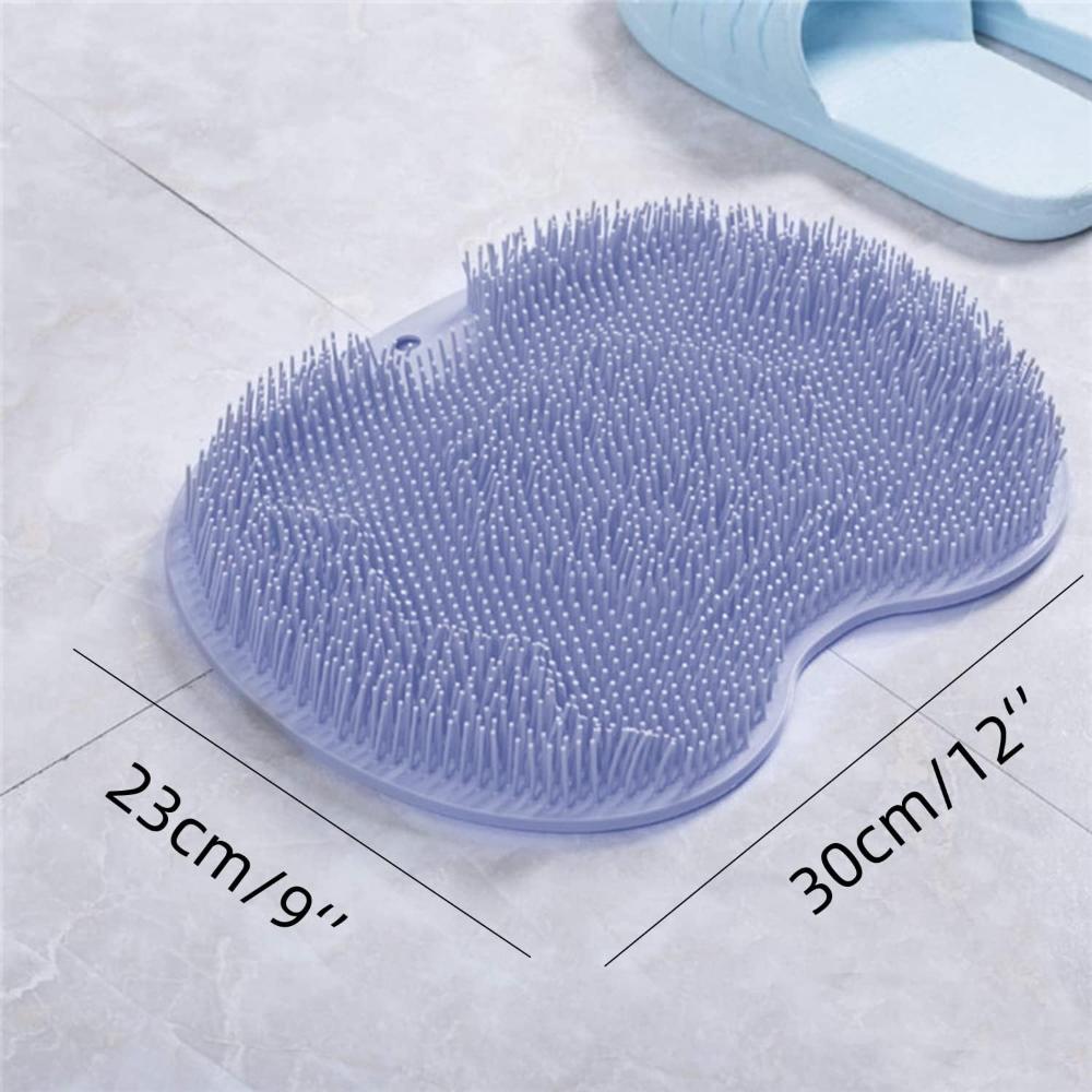 Kazarmaa Shower Silicone Bath Foot Mat for Back & Foot Scrubber