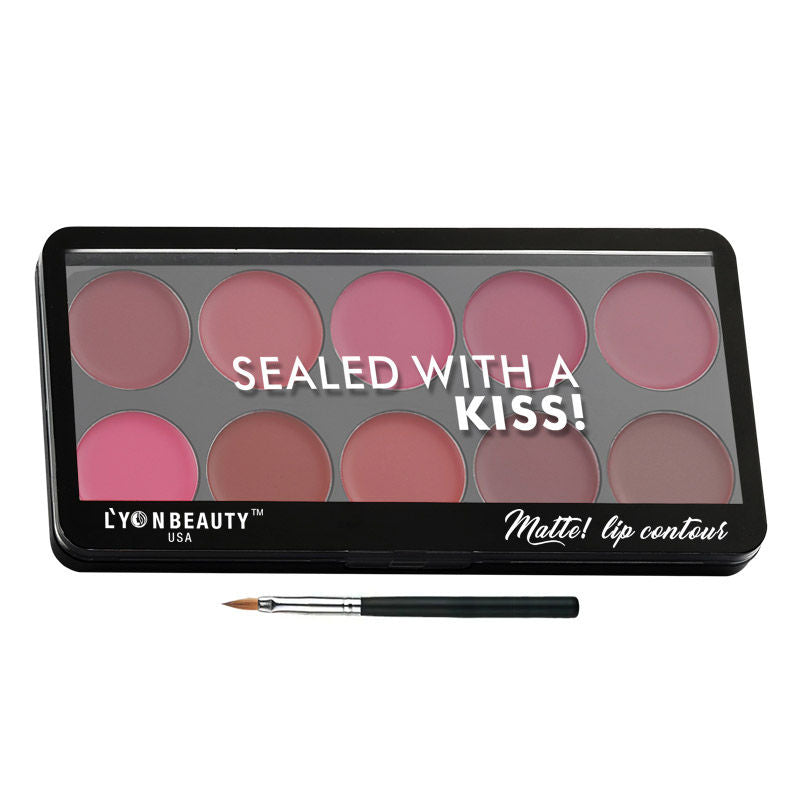 Lyon Beauty Matte Lip Contour Palette