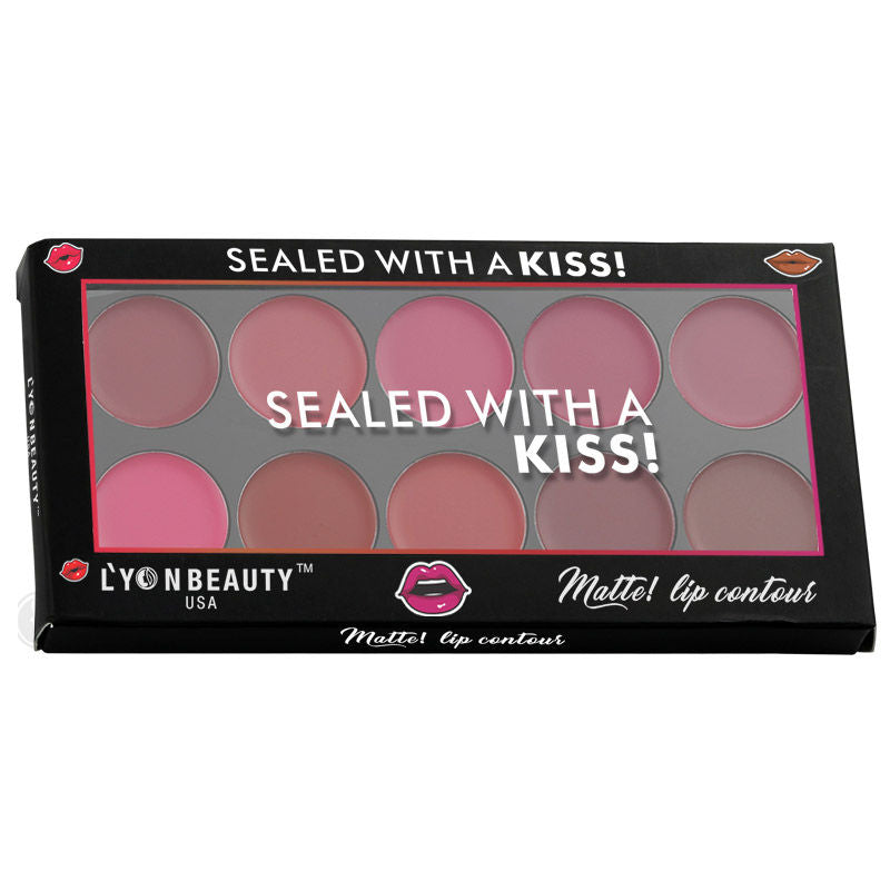 Lyon Beauty Matte Lip Contour Palette