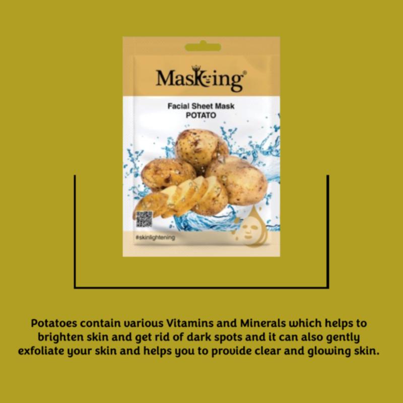 Masking Beauty Potato Facial Sheet Mask