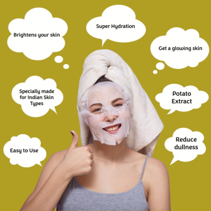Masking Beauty Potato Facial Sheet Mask