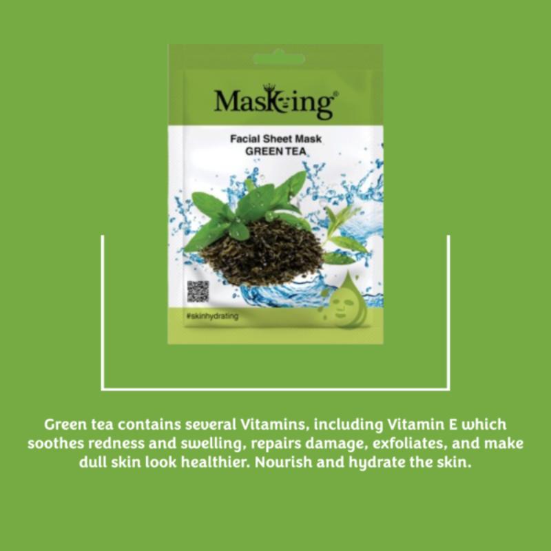 Masking Beauty Green Tea Facial Sheet Mask