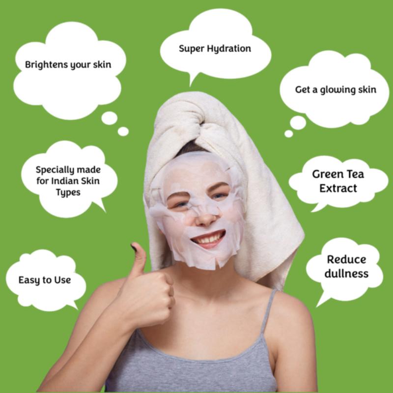 Masking Beauty Green Tea Facial Sheet Mask