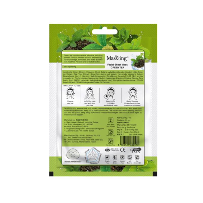 Masking Beauty Green Tea Facial Sheet Mask