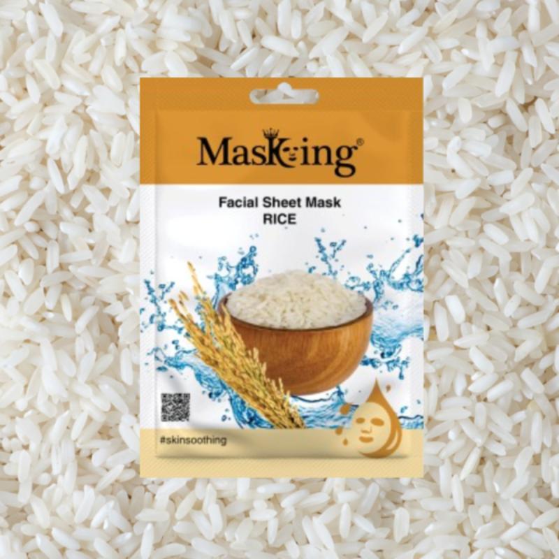 Masking Beauty Rice Facial Sheet Mask
