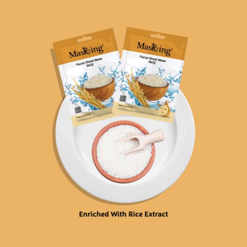Masking Beauty Rice Facial Sheet Mask