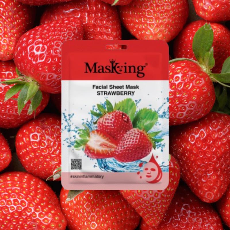 Masking Beauty Strawberry Facial Sheet Mask
