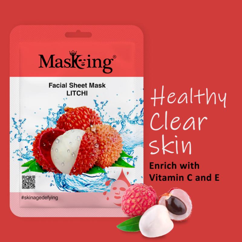 Masking Beauty Litchi Facial Sheet Mask