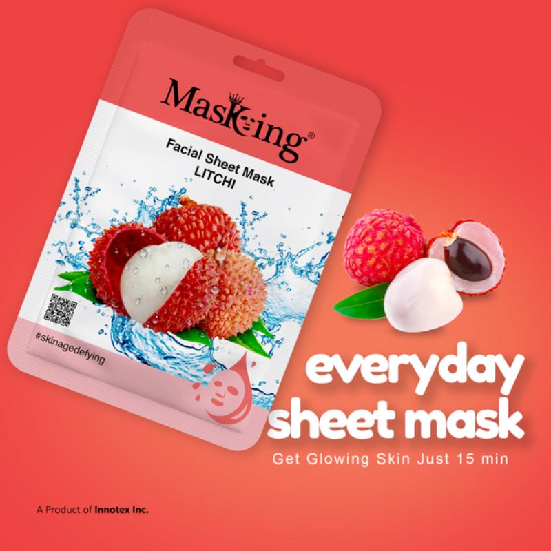 Masking Beauty Litchi Facial Sheet Mask
